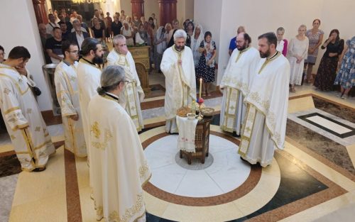 Read more about the article Јеромонах Агатангел (Будишин) на слави крипте барског Саборног храма: Александар Невски примјер који треба да подражавамо