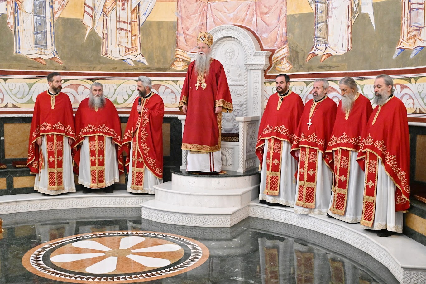 You are currently viewing Митрополит Јоаникије у Бару: Архиепископ албански Анастасије велика личност нашег времена